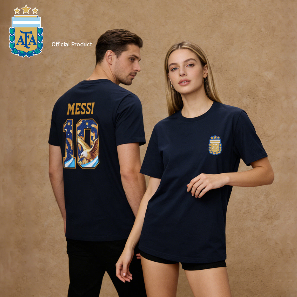 Argentina AFA Messi #10 Gold Edition Tee